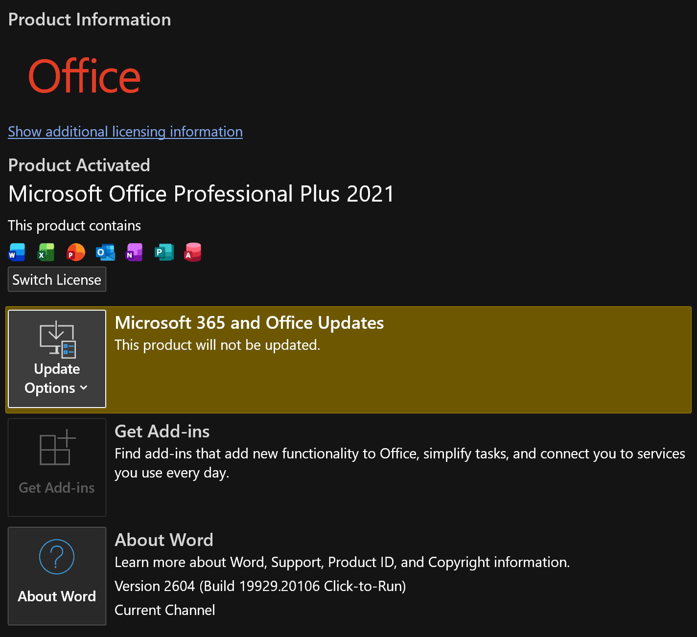 Microsoft Office